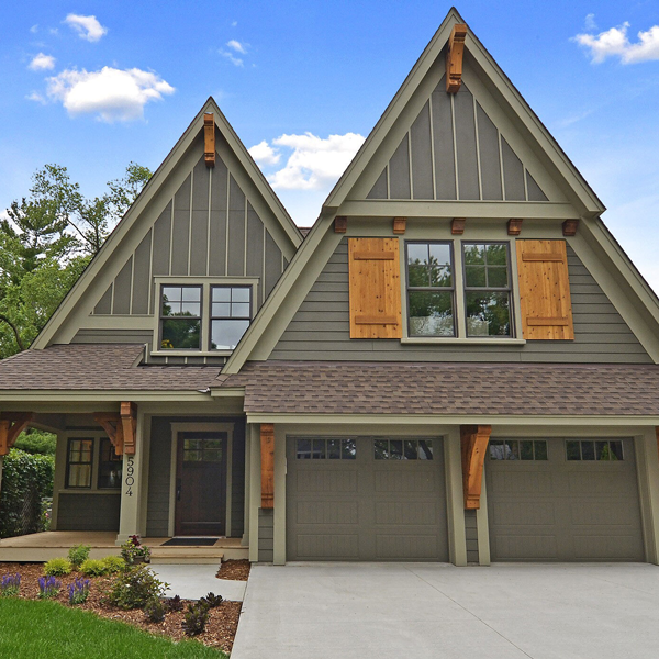 earth tone siding